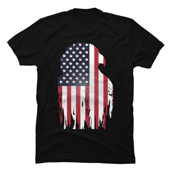 american flag with eagle shirt